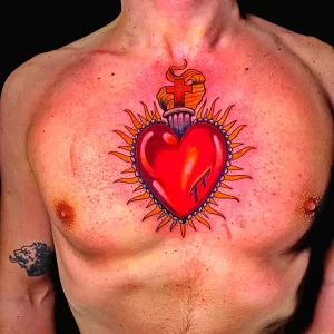 Фото рисунка тату сердце 02.01.22 №1138 - drawing tattoo heart - tattoo-photo.ru
