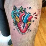 Фото рисунка тату сердце 02.01.22 №1173 - drawing tattoo heart - tattoo-photo.ru
