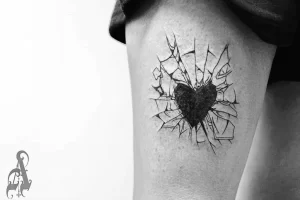 Фото рисунка тату сердце 02.01.22 №1229 - drawing tattoo heart - tattoo-photo.ru