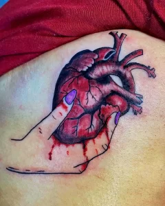 Фото рисунка тату сердце 02.01.22 №1342 - drawing tattoo heart - tattoo-photo.ru
