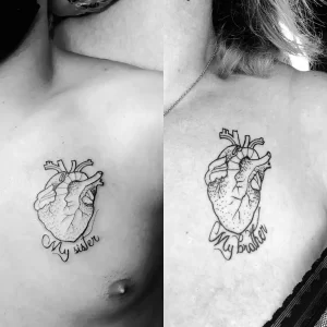 Фото рисунка тату сердце 02.01.22 №1357 - drawing tattoo heart - tattoo-photo.ru
