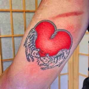 Фото рисунка тату сердце 02.01.22 №1373 - drawing tattoo heart - tattoo-photo.ru