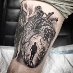Фото рисунка тату сердце 02.01.22 №1422 - drawing tattoo heart - tattoo-photo.ru