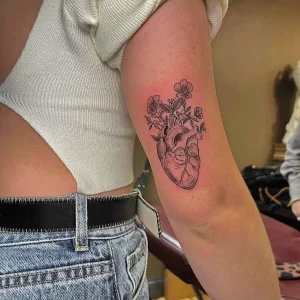 Фото рисунка тату сердце 02.01.22 №1569 - drawing tattoo heart - tattoo-photo.ru