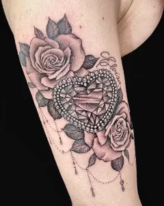 Фото рисунка тату сердце 02.01.22 №1723 - drawing tattoo heart - tattoo-photo.ru