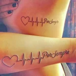 Фото тату в виде сердца 02.01.22 №0016 - tattoo heart - tattoo-photo.ru
