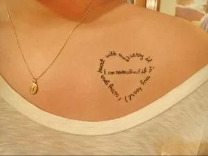 Фото тату женские сердце 02.01.22 №0011 - tattoo heart - tattoo-photo.ru