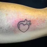 Фото тату сердце на руке 02.01.22 №0012 - tattoo heart - tattoo-photo.ru