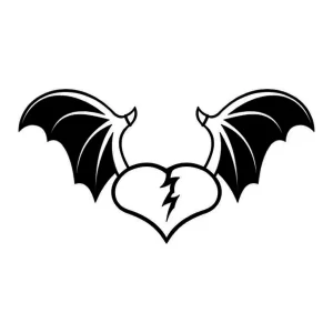 Фото тату сердце с крыльями 02.01.22 №0022 - tattoo heart - tattoo-photo.ru