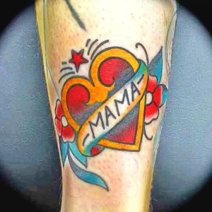 Фото тату сердце с надписью 02.01.22 №0006 - tattoo heart - tattoo-photo.ru