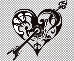 Фото эскиз тату сердце 02.01.22 №0030 - tattoo heart - tattoo-photo.ru