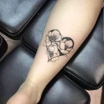 Фото красивые тату сердца 02.01.22 №0001 - tattoo heart - tattoo-photo.ru