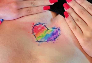 Фото красивые тату сердца 02.01.22 №0003 - tattoo heart - tattoo-photo.ru