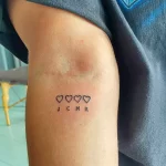 Фото легкие тату сердца 02.01.22 №0003 - tattoo heart - tattoo-photo.ru