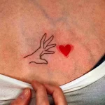 Фото мини тату сердце 02.01.22 №0002 - tattoo heart - tattoo-photo.ru