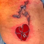 Фото рисунка тату сердце 02.01.22 №0010 - drawing tattoo heart - tattoo-photo.ru