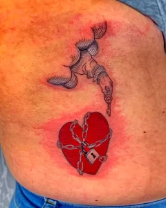Фото рисунка тату сердце 02.01.22 №0010 - drawing tattoo heart - tattoo-photo.ru