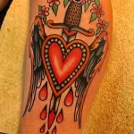 Фото рисунка тату сердце 02.01.22 №0020 - drawing tattoo heart - tattoo-photo.ru