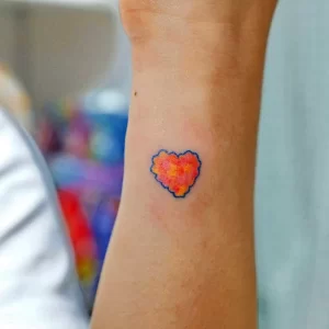 Фото рисунка тату сердце 02.01.22 №0026 - drawing tattoo heart - tattoo-photo.ru