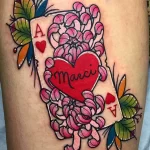 Фото рисунка тату сердце 02.01.22 №0030 - drawing tattoo heart - tattoo-photo.ru