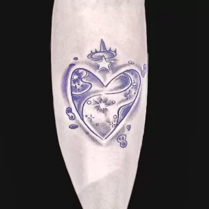 Фото рисунка тату сердце 02.01.22 №0043 - drawing tattoo heart - tattoo-photo.ru