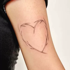 Фото рисунка тату сердце 02.01.22 №0055 - drawing tattoo heart - tattoo-photo.ru