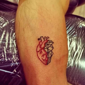 Фото рисунка тату сердце 02.01.22 №0066 - drawing tattoo heart - tattoo-photo.ru