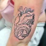 Фото рисунка тату сердце 02.01.22 №0114 - drawing tattoo heart - tattoo-photo.ru