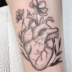 Фото рисунка тату сердце 02.01.22 №0125 - drawing tattoo heart - tattoo-photo.ru