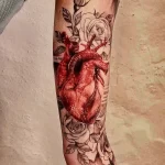 Фото рисунка тату сердце 02.01.22 №0128 - drawing tattoo heart - tattoo-photo.ru