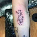 Фото рисунка тату сердце 02.01.22 №0137 - drawing tattoo heart - tattoo-photo.ru