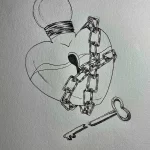 Фото рисунка тату сердце 02.01.22 №0147 - drawing tattoo heart - tattoo-photo.ru