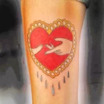 Фото рисунка тату сердце 02.01.22 №0149 - drawing tattoo heart - tattoo-photo.ru