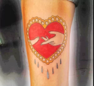 Фото рисунка тату сердце 02.01.22 №0149 - drawing tattoo heart - tattoo-photo.ru