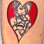 Фото рисунка тату сердце 02.01.22 №0155 - drawing tattoo heart - tattoo-photo.ru