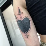 Фото рисунка тату сердце 02.01.22 №0173 - drawing tattoo heart - tattoo-photo.ru