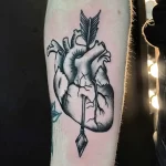 Фото рисунка тату сердце 02.01.22 №0177 - drawing tattoo heart - tattoo-photo.ru