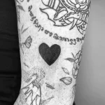 Фото рисунка тату сердце 02.01.22 №0201 - drawing tattoo heart - tattoo-photo.ru