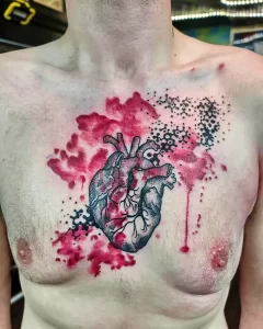 Фото рисунка тату сердце 02.01.22 №0206 - drawing tattoo heart - tattoo-photo.ru