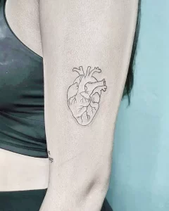 Фото рисунка тату сердце 02.01.22 №0213 - drawing tattoo heart - tattoo-photo.ru
