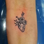 Фото рисунка тату сердце 02.01.22 №0214 - drawing tattoo heart - tattoo-photo.ru