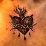 Фото рисунка тату сердце 02.01.22 №0216 - drawing tattoo heart - tattoo-photo.ru