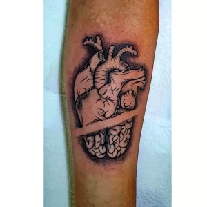 Фото рисунка тату сердце 02.01.22 №0227 - drawing tattoo heart - tattoo-photo.ru