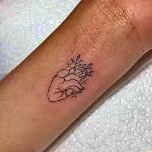 Фото рисунка тату сердце 02.01.22 №0253 - drawing tattoo heart - tattoo-photo.ru