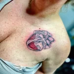 Фото рисунка тату сердце 02.01.22 №0255 - drawing tattoo heart - tattoo-photo.ru