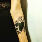 Фото рисунка тату сердце 02.01.22 №0281 - drawing tattoo heart - tattoo-photo.ru