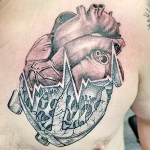 Фото рисунка тату сердце 02.01.22 №0289 - drawing tattoo heart - tattoo-photo.ru