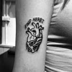 Фото рисунка тату сердце 02.01.22 №0302 - drawing tattoo heart - tattoo-photo.ru
