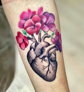 Фото рисунка тату сердце 02.01.22 №0343 - drawing tattoo heart - tattoo-photo.ru