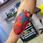 Фото рисунка тату сердце 02.01.22 №0345 - drawing tattoo heart - tattoo-photo.ru